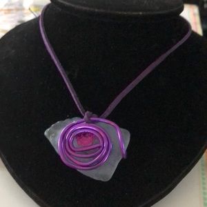 Sea glass necklace
